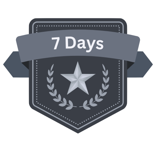 7 Day Badge